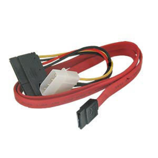 Digitus Sata 22pin - 7 Pin & Power Cable, 0.5m 0.5м SATA SATA Красный кабель SATA
