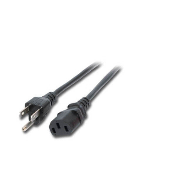 Digitus Power Supply Cable, 1.8m, Japan 1.8м C13 coupler Черный