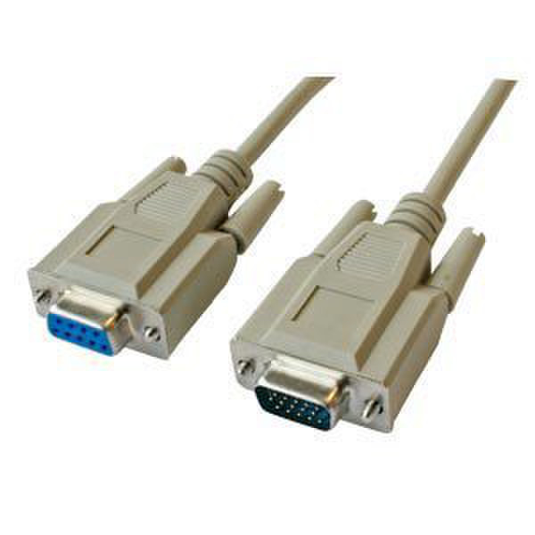 Digitus Extension Cable, Serial, 10m 10м VGA (D-Sub) VGA (D-Sub) Белый
