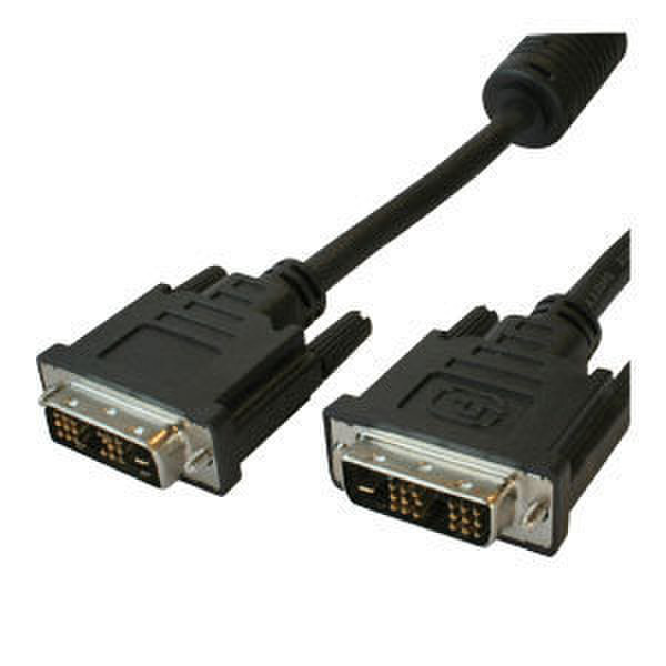 Digitus DVI-D Monitor Cable, 10m 10m DVI-D DVI-D Black DVI cable