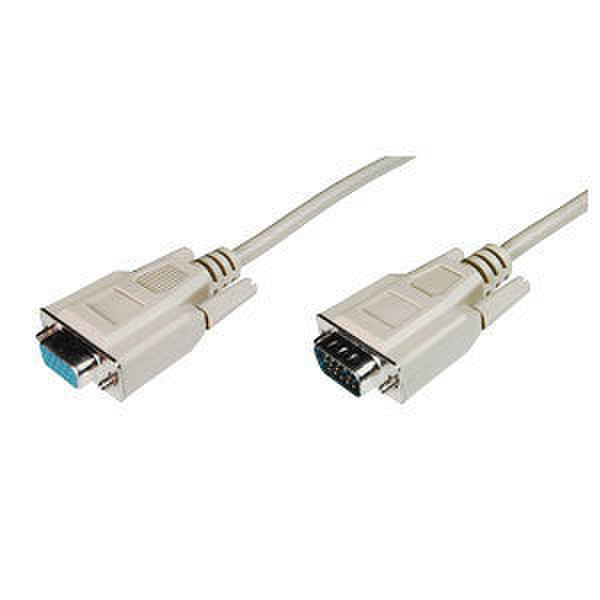 Digitus Extension Cable VGA, 10m 10m VGA (D-Sub) VGA (D-Sub) Weiß