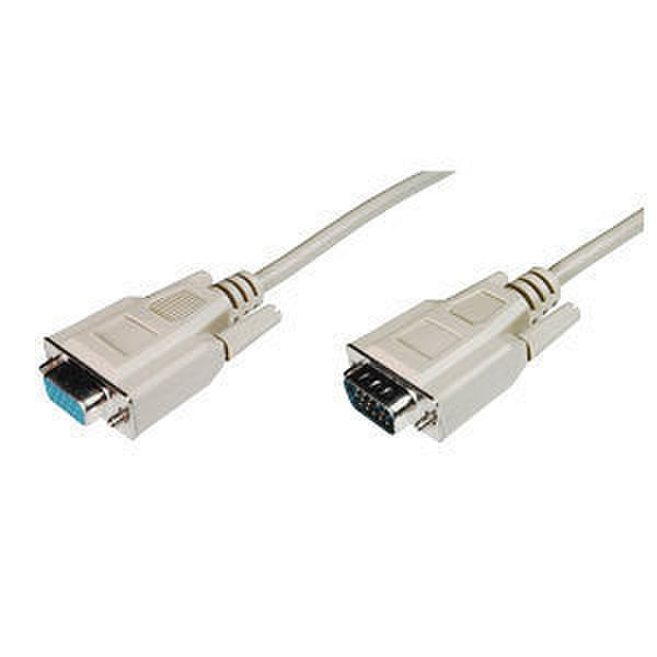 Digitus Extension Cable VGA, 1.8m 1.8m VGA (D-Sub) VGA (D-Sub) White