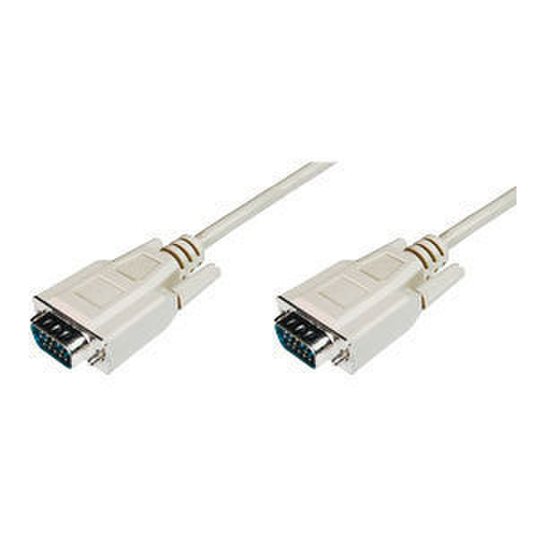 Digitus Monitor Cable VGA, 3m 3m VGA (D-Sub) VGA (D-Sub) White