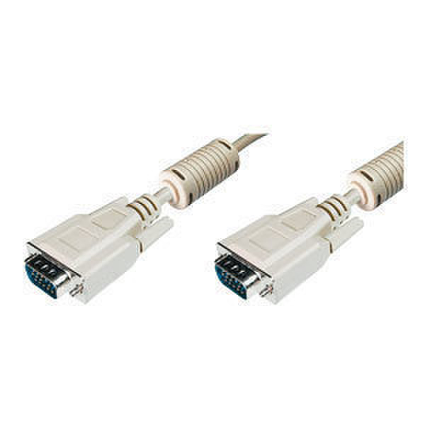 Digitus Monitor Cable XGA, 1.8m 1.8m VGA (D-Sub) VGA (D-Sub) White