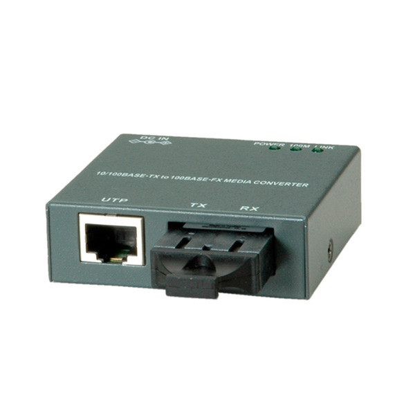 ROLINE Fast Ethernet Converter, RJ-45 to SC network media converter