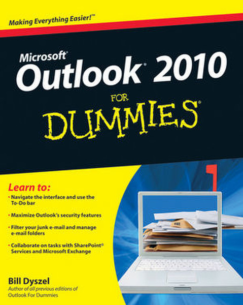 Wiley Outlook 2010 For Dummies 384pages software manual