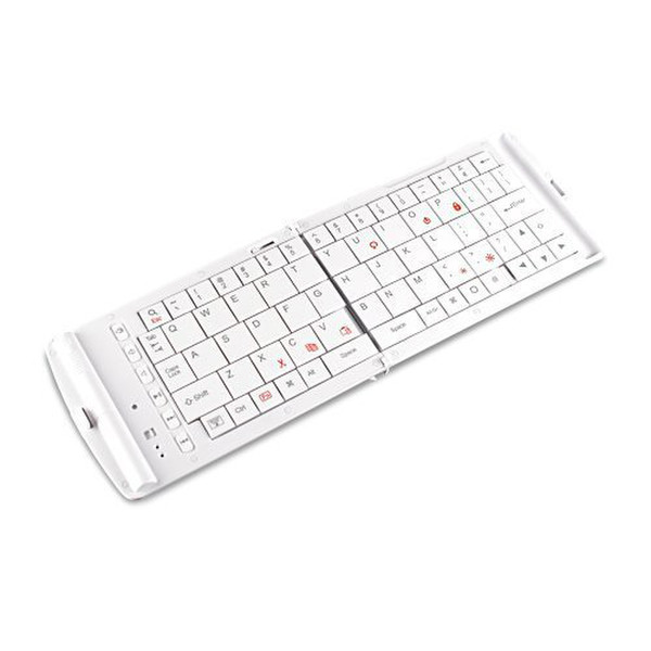 Verbatim 97872 Bluetooth QWERTY Weiß Tastatur für Mobilgeräte