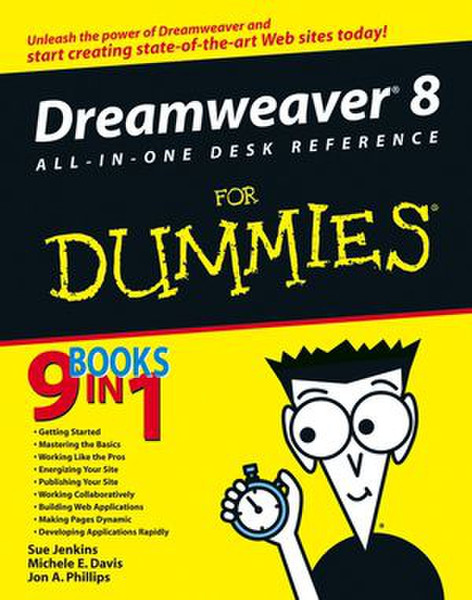 Wiley Dreamweaver 8 All-in-One Desk Reference For Dummies 840pages software manual