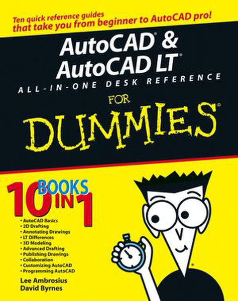 Wiley AutoCAD and AutoCAD LT All-in-One Desk Reference For Dummies 786pages software manual