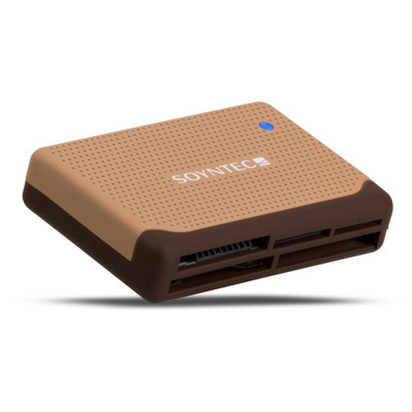 Soyntec Nexoos 550 USB 2.0 Шоколадный устройство для чтения карт флэш-памяти