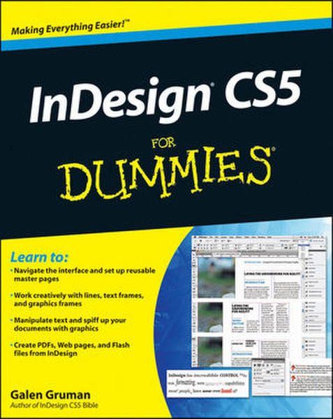 Wiley InDesign CS5 For Dummies 456Seiten Software-Handbuch