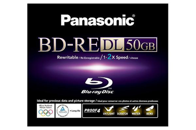 Panasonic LM-BE50WE R/W blu-raydisc (BD)