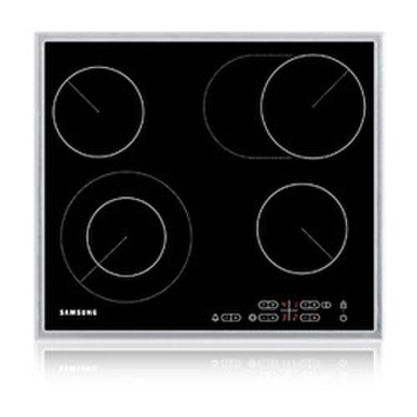 Samsung C61RCAST Встроенный Induction hob Черный, Нержавеющая сталь плита