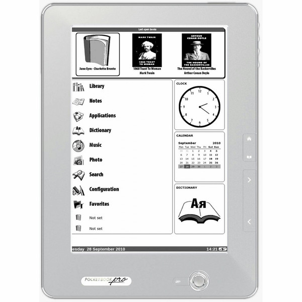 Pocketbook Pro 902 9.7" 2048ГБ Wi-Fi Белый электронная книга