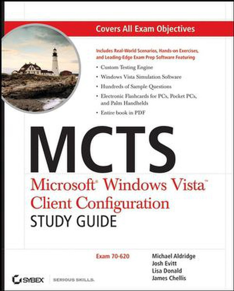 Wiley MCTS: Microsoft Windows Vista Client Configuration Study Guide: Exam 70-620 720страниц руководство пользователя для ПО