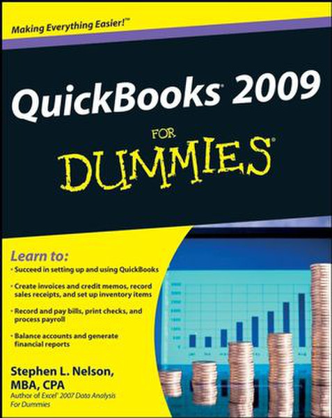 Wiley QuickBooks 2009 For Dummies 408страниц руководство пользователя для ПО