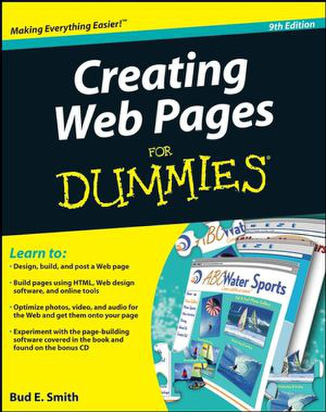 Wiley Creating Web Pages For Dummies, 9th Edition 336pages software manual