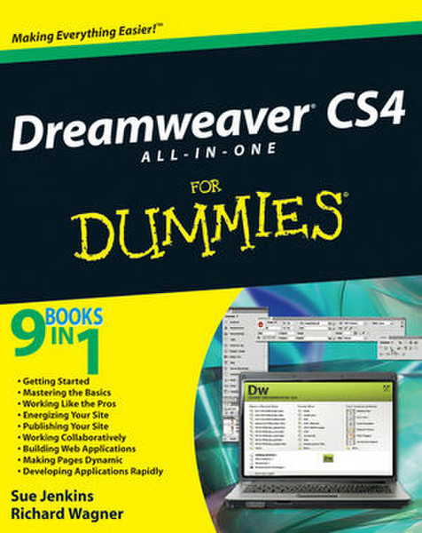 Wiley Dreamweaver CS4 All-in-One For Dummies 816страниц руководство пользователя для ПО