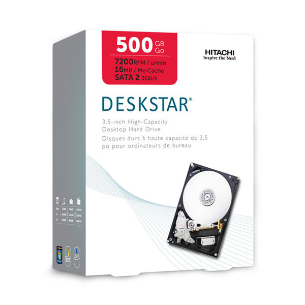 Hitachi Deskstar 500GB Desktop Retail Kit