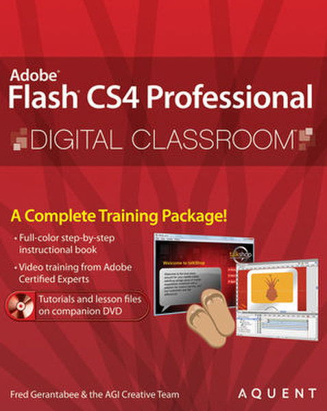 Wiley Flash CS4 Professional Digital Classroom, (Book and Video Training) 448Seiten Software-Handbuch