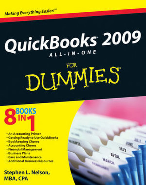 Wiley QuickBooks 2009 All-in-One For Dummies 624страниц руководство пользователя для ПО