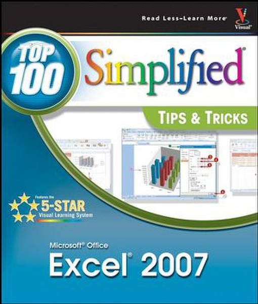 Wiley Microsoft Office Excel 2007: Top 100 Simplified Tips & Tricks 256pages software manual