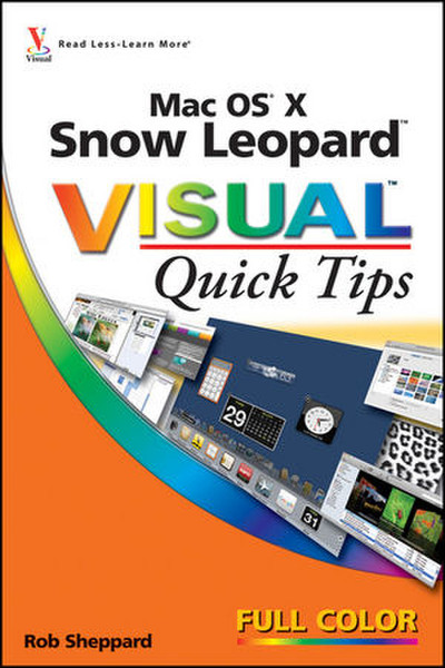 Wiley Mac OS X Snow Leopard Visual Quick Tips 272pages English software manual