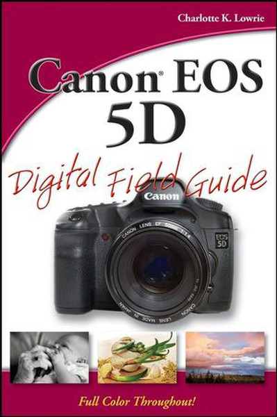 Wiley Canon EOS 5D Digital Field Guide 283pages English software manual