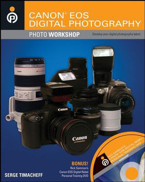 Wiley Canon EOS Digital Photography Photo Workshop 297Seiten Englische Software-Handbuch