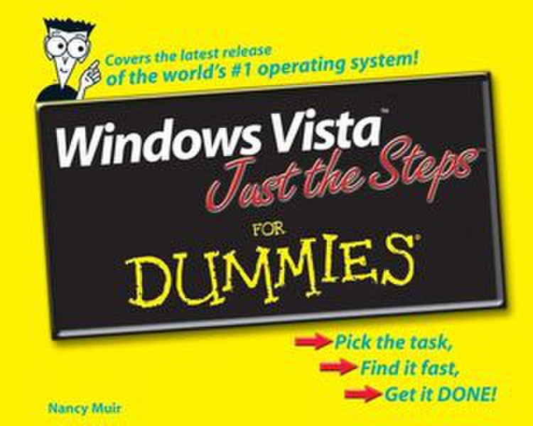 Wiley Windows Vista Just the Steps For Dummies 240pages software manual