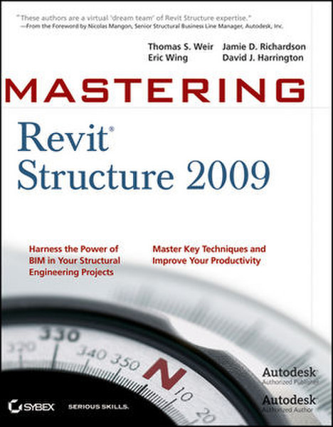 Wiley Mastering Revit Structure 2009 832pages software manual