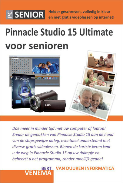 Van Duuren Media Pinnacle Studio 15 Ultimate voor senioren 248Seiten Niederländisch Software-Handbuch