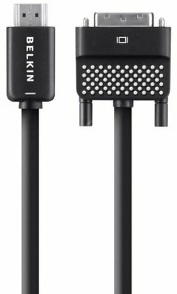 Belkin 3.6m HDMI - DVI-D 3.6m HDMI DVI-D Black video cable adapter