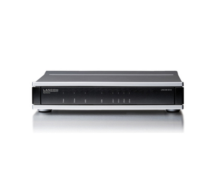 Lancom Systems 831A Подключение Ethernet ADSL2+ Черный, Белый проводной маршрутизатор