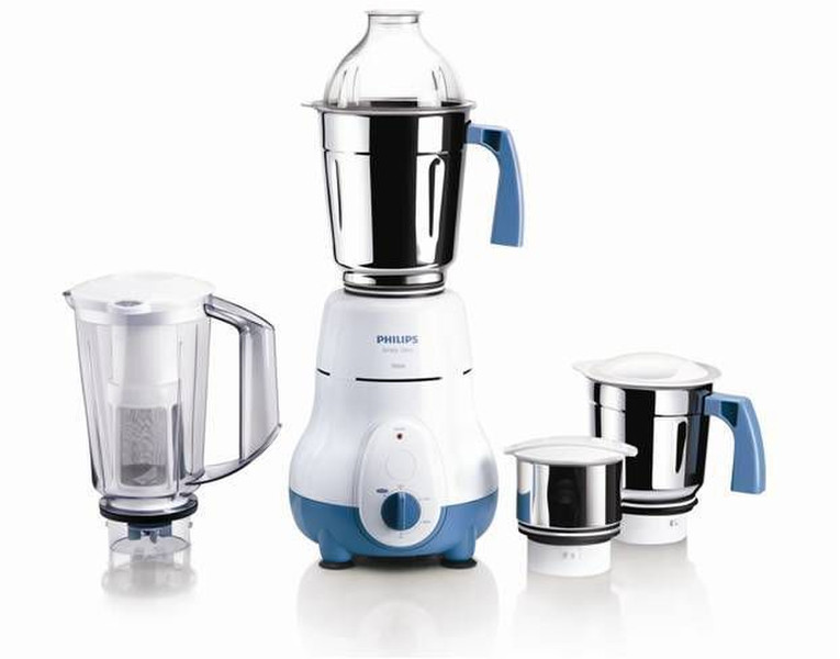 Philips HL1645/00 Стационарный миксер 750Вт Синий, Белый миксер