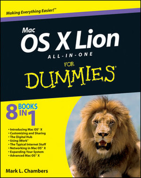 Wiley Mac OS X Lion All-in-One For Dummies 816pages software manual