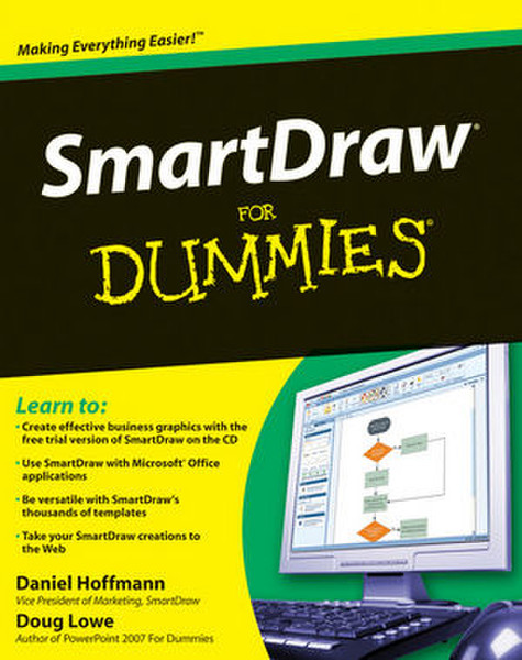 Wiley SmartDraw For Dummies 344страниц руководство пользователя для ПО