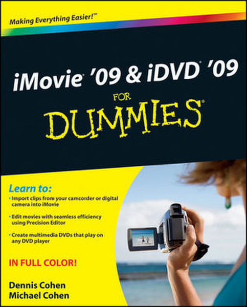 Wiley iMovie '09 & iDVD '09 For Dummies 256pages software manual