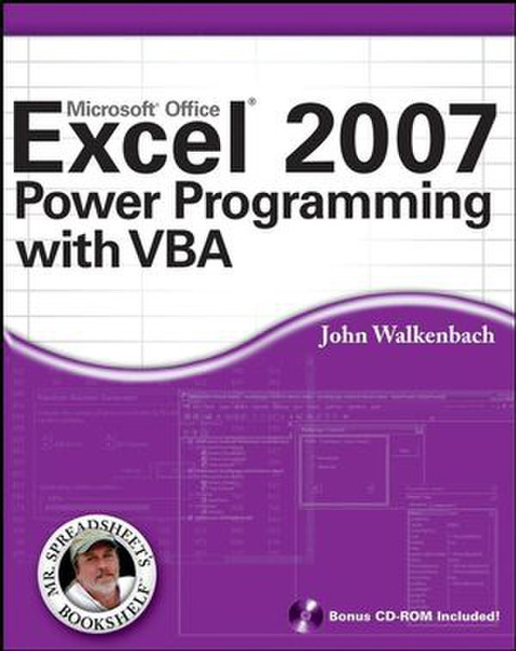 Wiley Excel 2007 Power Programming with VBA 1104pages software manual