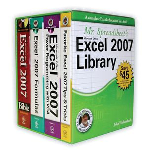 Wiley Mr. Spreadsheet's Excel 2007 Library 3384pages software manual