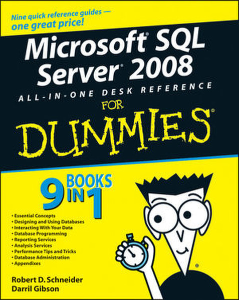 Wiley Microsoft SQL Server 2008 All-in-One Desk Reference For Dummies 768страниц руководство пользователя для ПО