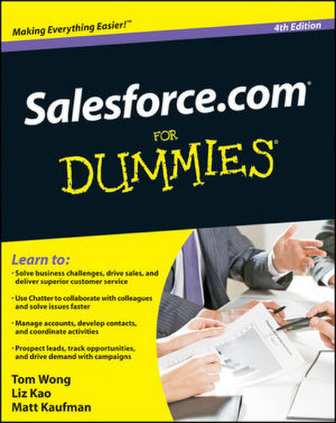 Wiley Salesforce.com For Dummies, 4th Edition 432pages software manual