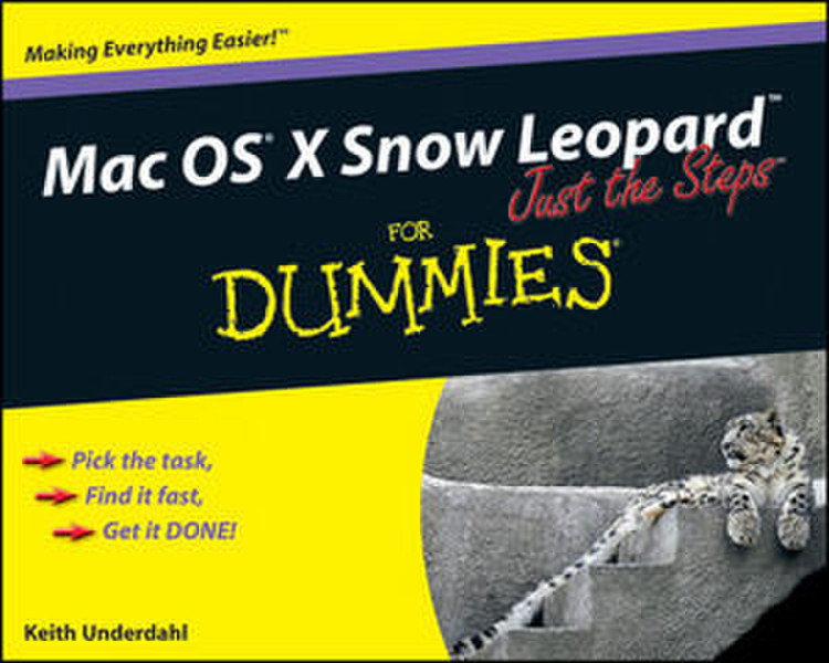 Wiley Mac OS X Snow Leopard Just the Steps For Dummies 240Seiten Software-Handbuch