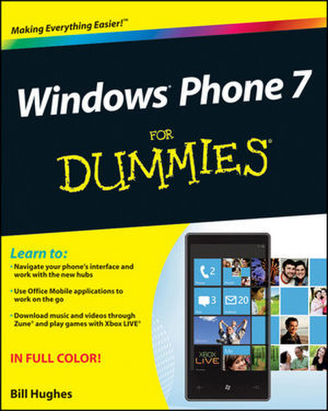 Wiley Windows Phone 7 For Dummies 320страниц руководство пользователя для ПО