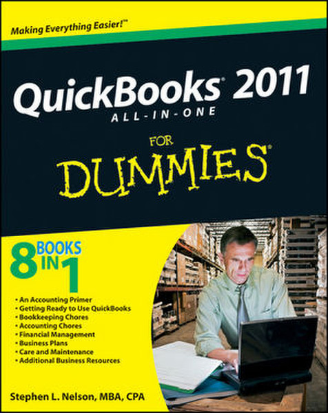 Wiley QuickBooks 2011 All-in-One For Dummies 624pages software manual