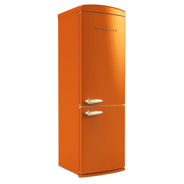 Bompani BO06660/A freestanding 218L 83L A+ Orange fridge-freezer