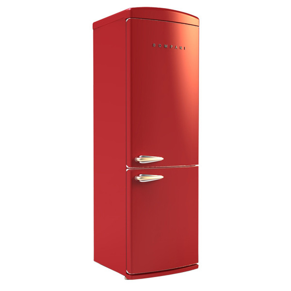Bompani BO06697/R freestanding 218L 83L A+ Red fridge-freezer