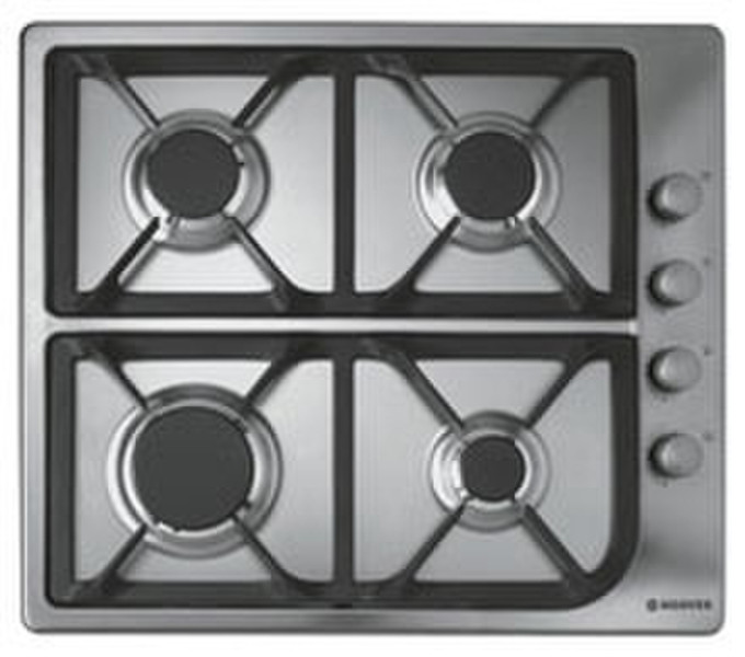 Hoover HGL 64 SCX built-in Gas Stainless steel hob