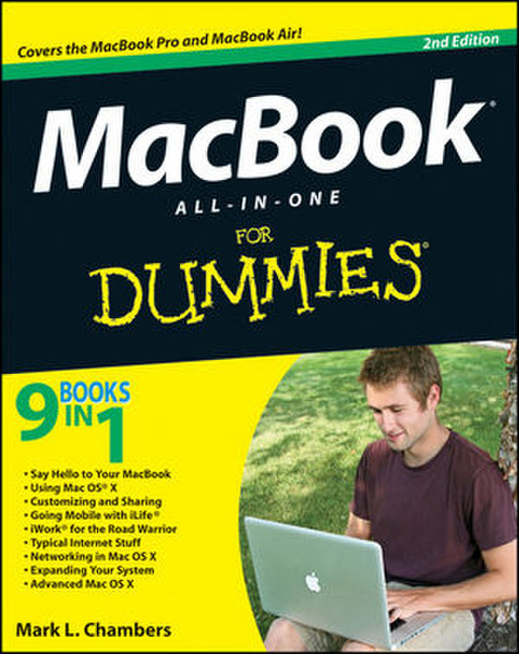 Wiley MacBook All-in-One For Dummies, 2nd Edition 864pages English software manual