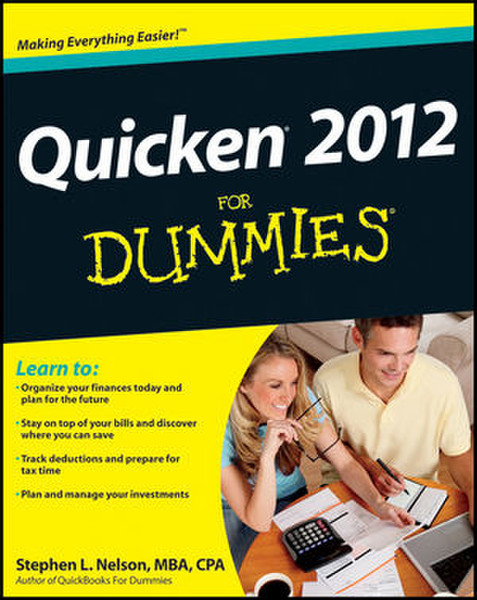 Wiley Quicken 2012 For Dummies 384страниц ENG руководство пользователя для ПО